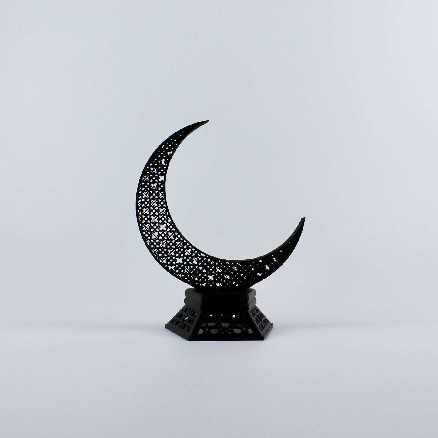 Ramadan Crescent Moon Decor - 3D Printed Islamic Ornament [01]